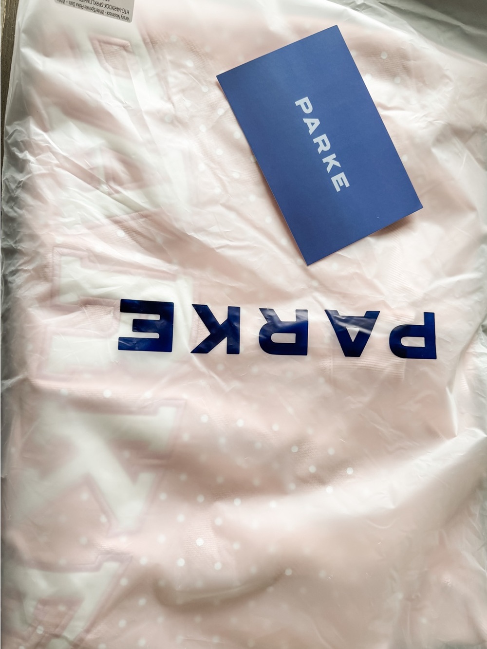 Parke Polka Dot Varsity Mockneck Logo Sweatshirt - Picture 3 of 5